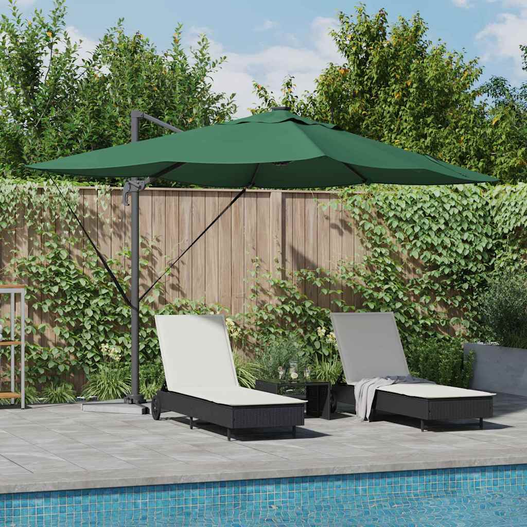 SERIDG Umbrella 352x251x265 cm Polyester and Aluminium - Green