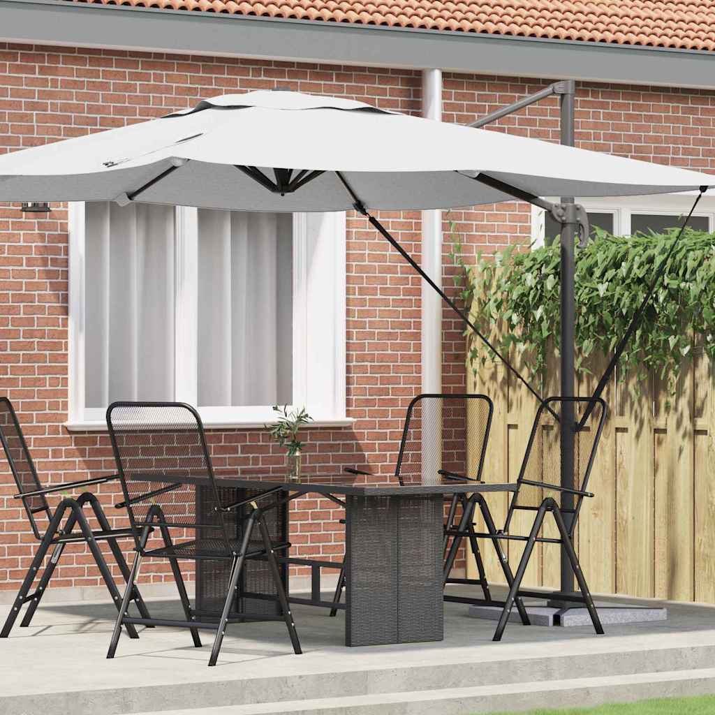 SERIDG Roma Parasol 286x284x265 cm and Polyester Aluminium - Beige