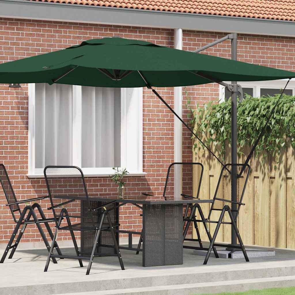 SERIDG Roma Parasol 286x284x265 cm and Polyester Aluminium - Green