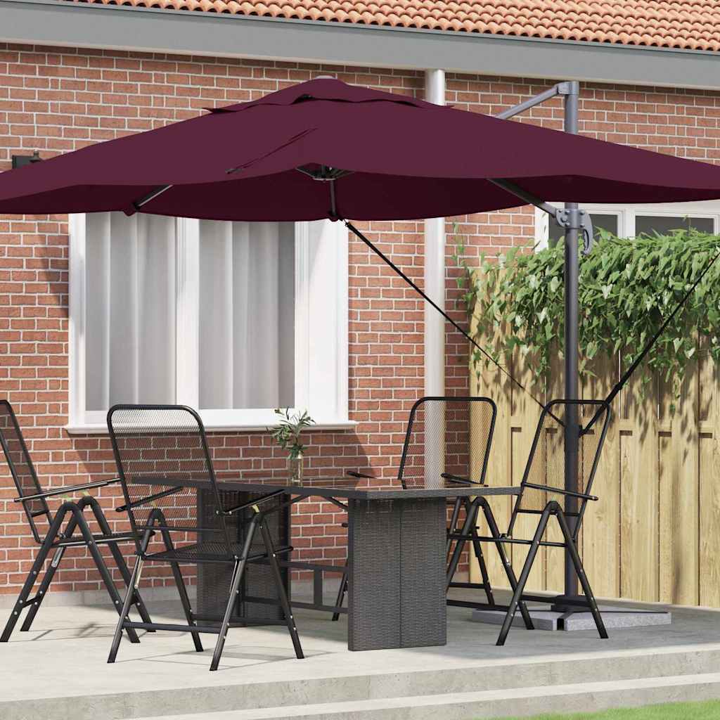 SERIDG Umbrella Bordeaux 351x250x260 cm - Red
