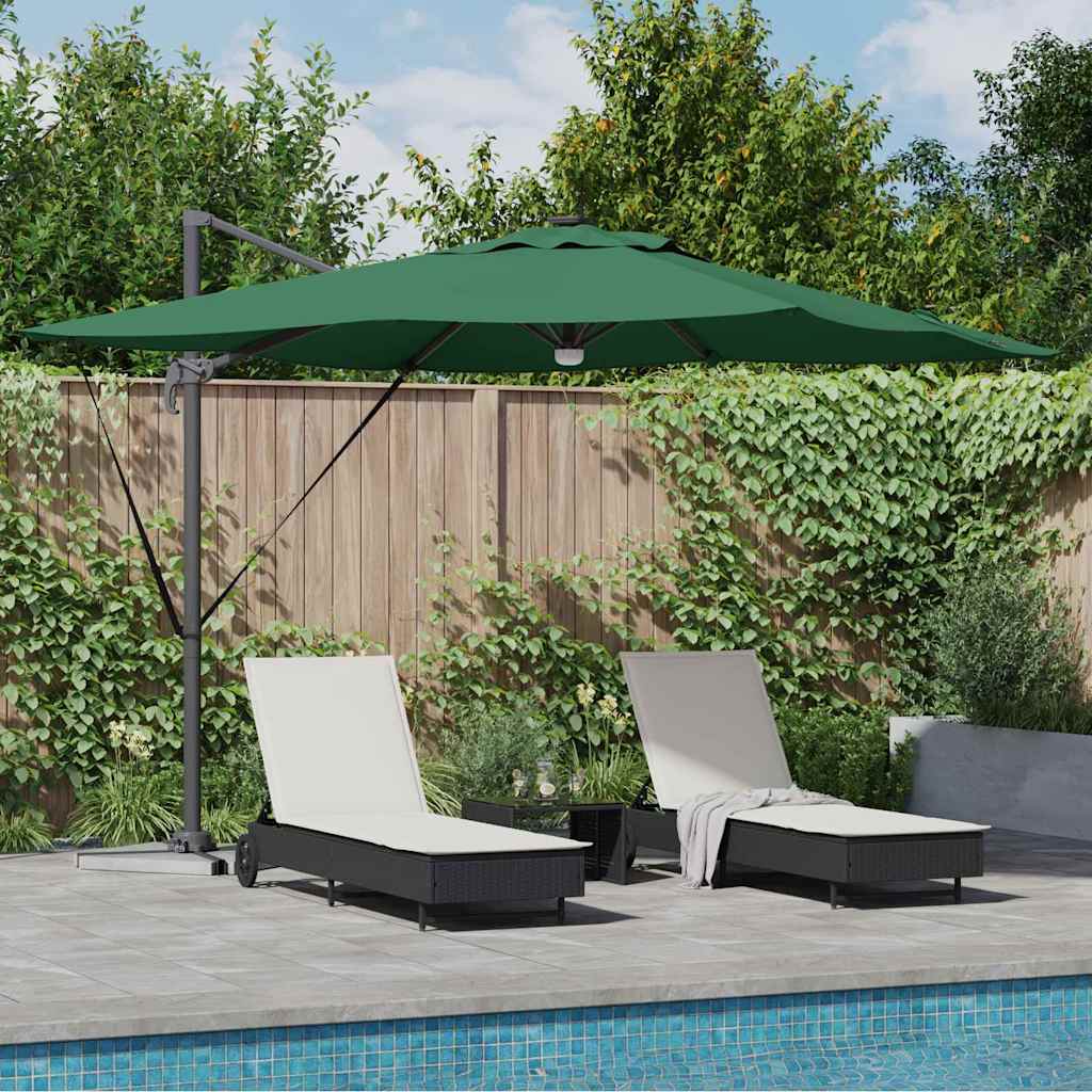 SERIDG Roma Parasol 286x284x270 cm and Polyester Aluminium - Green