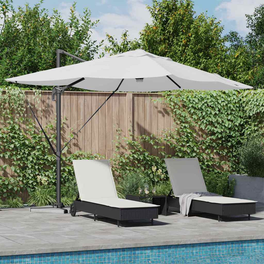 SERIDG Umbrella Sand 351x250x253 cm Polyester and Aluminium