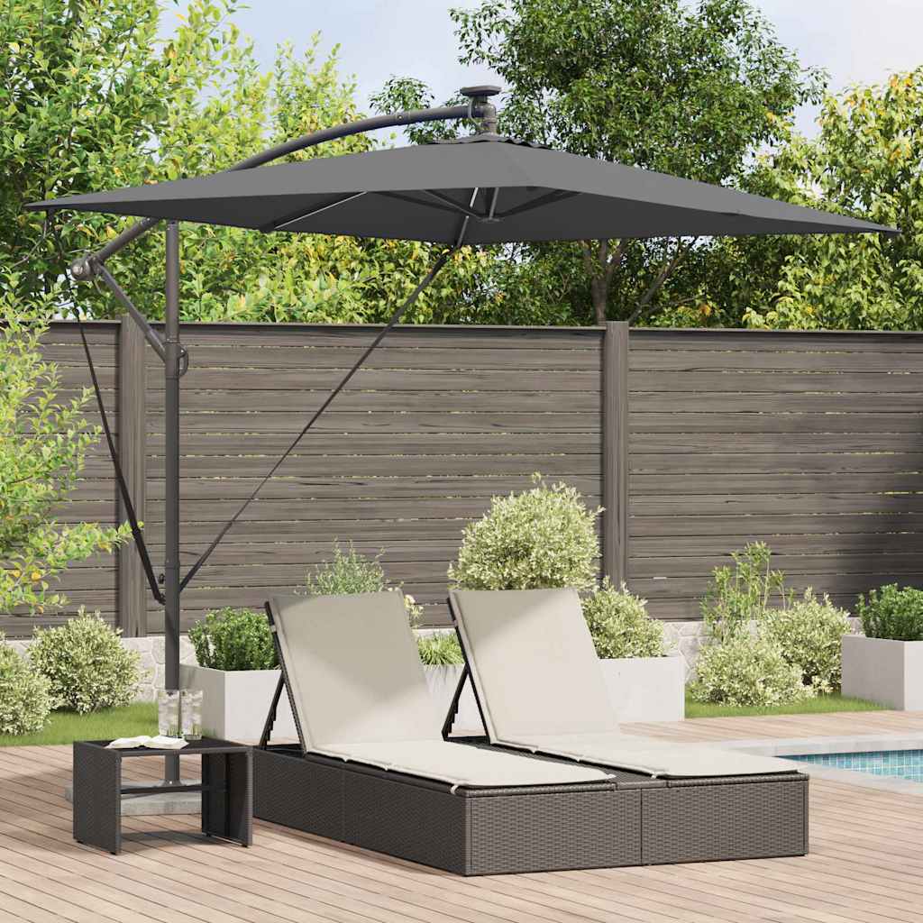SERIDG Umbrella Anthracite 294x200x270 cm Polyester and Aluminium