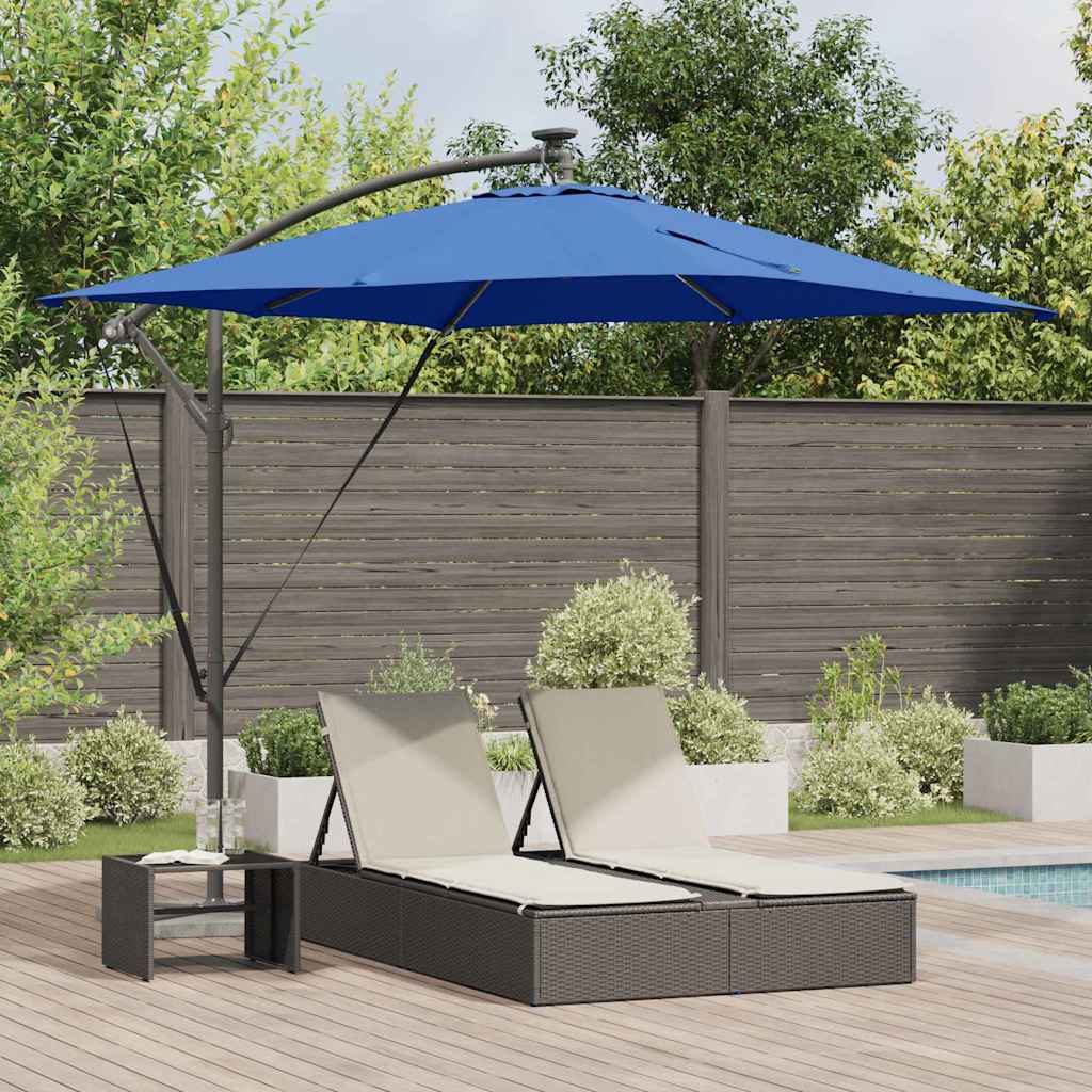 SERIDG Cantilever Banana Parasol 249x249x250 cm - Blue