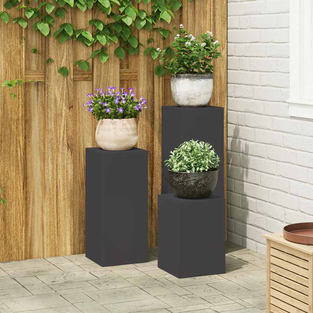 REHAL Plant Stand 3 pcs Steel - Black