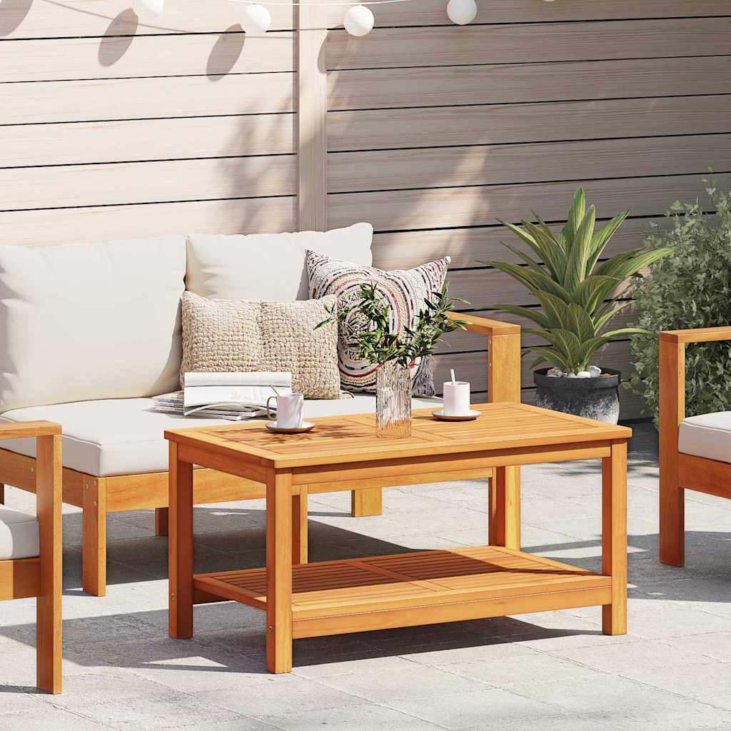 Coffee Table 110x55x45 cm Solid Acacia Wood