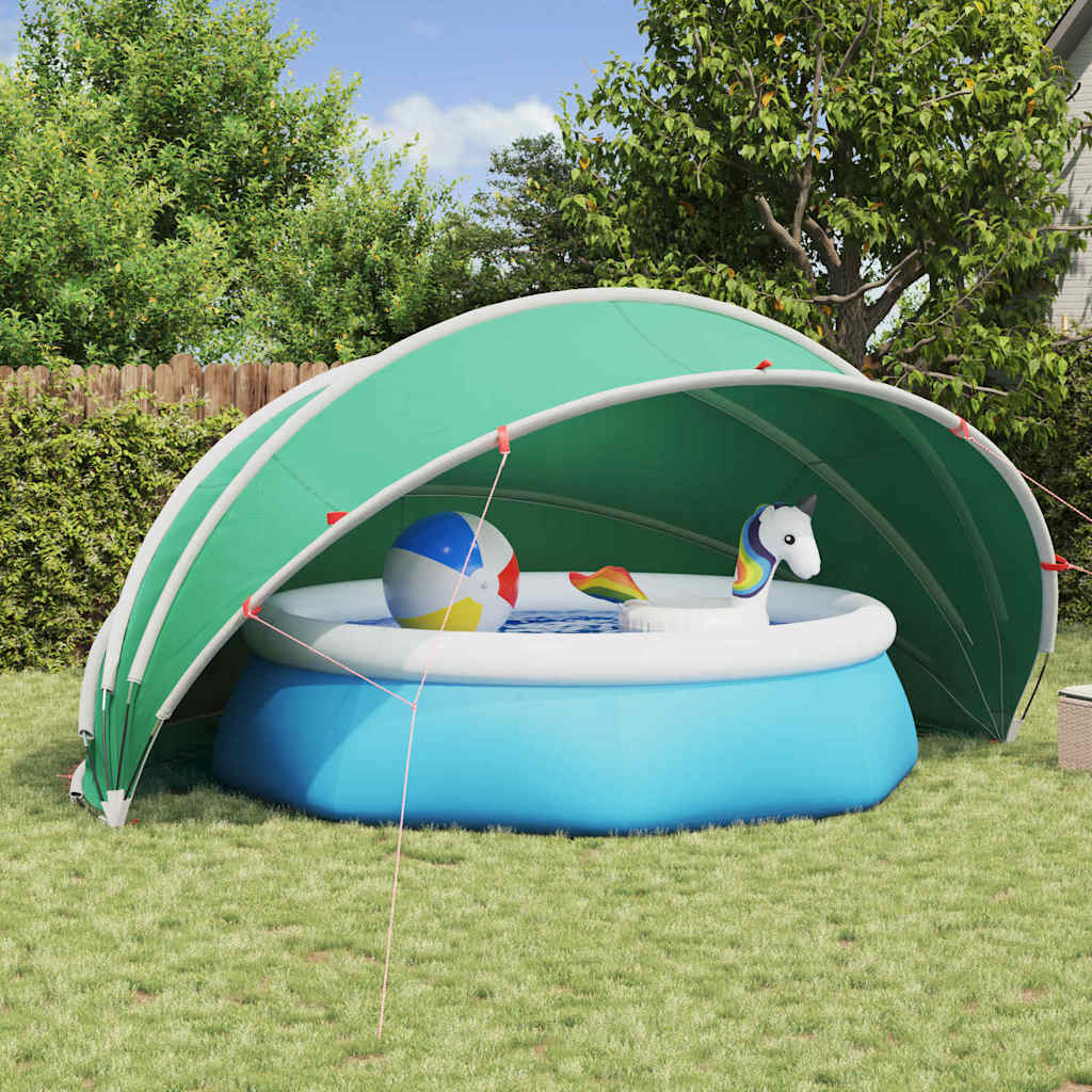 PEOVALE Pool Dome Folding Manual 500x500x236 cm - Blue