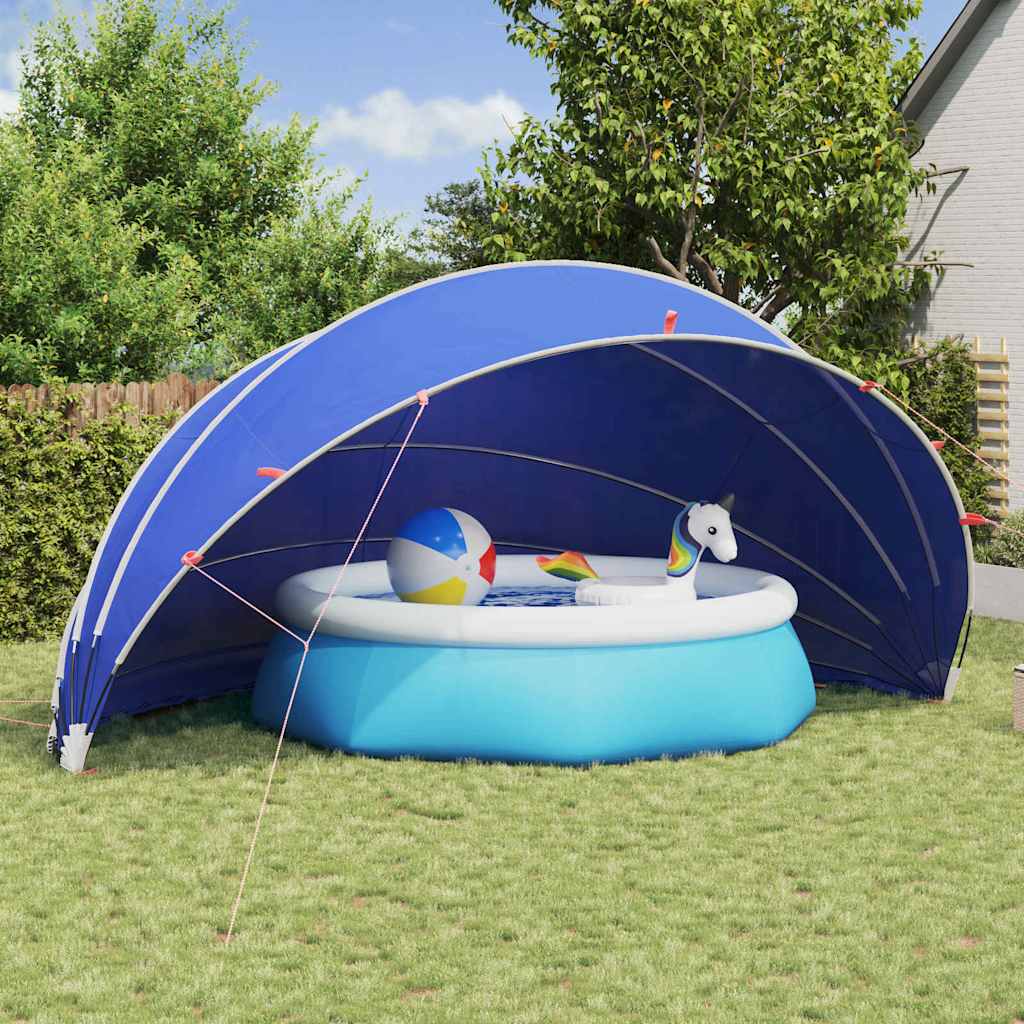 PEOVALE Pool Dome Folding Manual 592x590x275 cm - Green