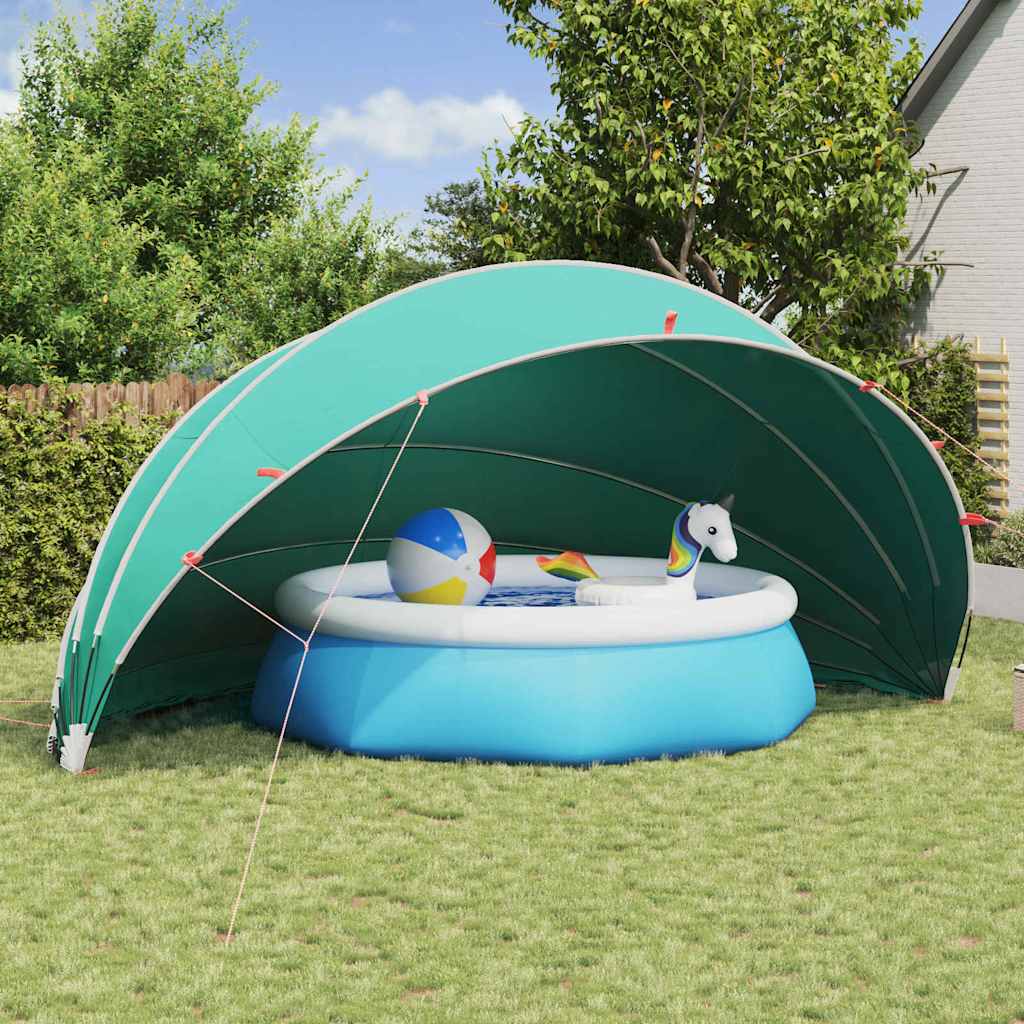 PEOVALE Pool Dome Folding Manual 592x590x275 cm - Blue