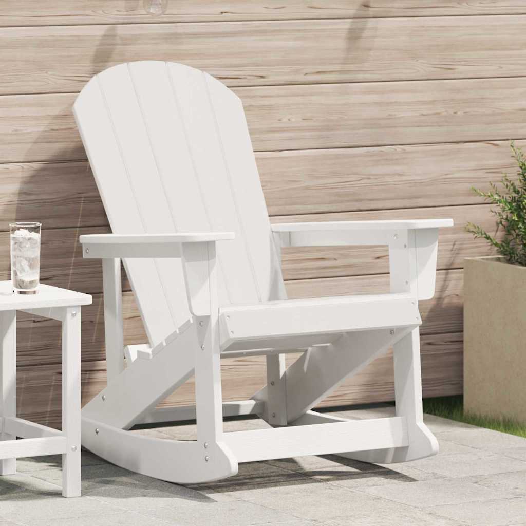 PAOFORD Adirondack Rocking Chair 92x73.5x92 cm HDPE - White