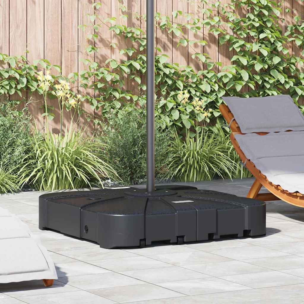 VAVCOVE Cantilever Umbrella Base 86x86x19 cm - Black
