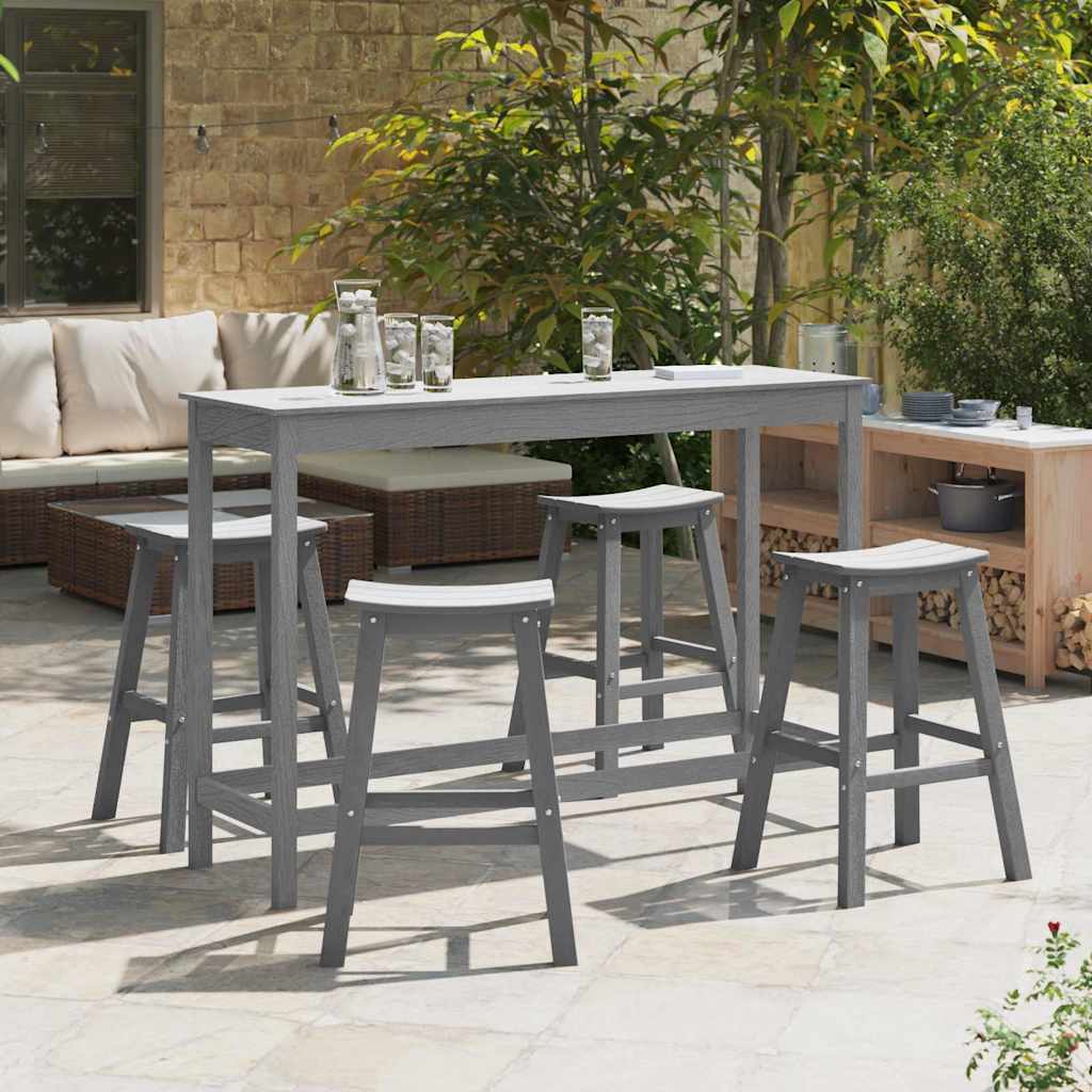 TITHAL Garden Bar Set 4 pcs Light HDPE - Grey