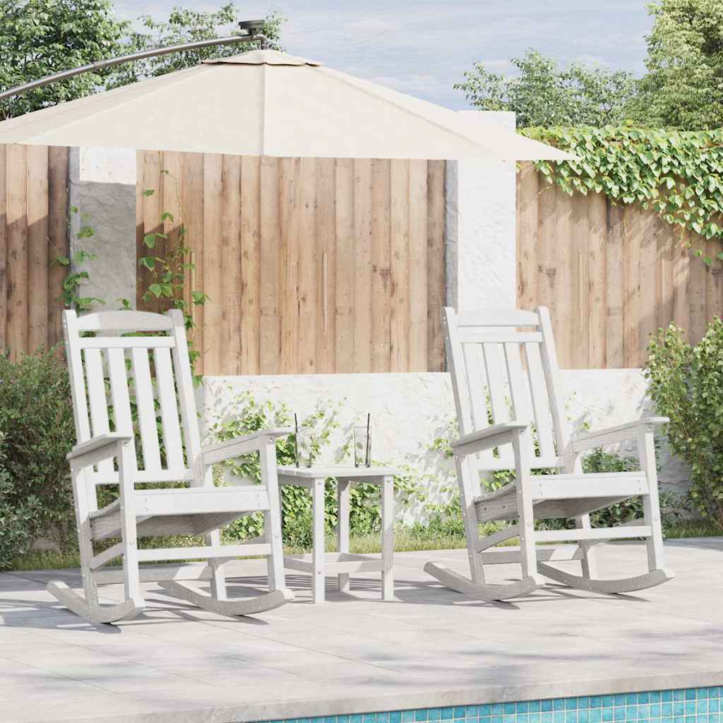 TITHAL Rocking Chair 3 pcs Polyethylene - White
