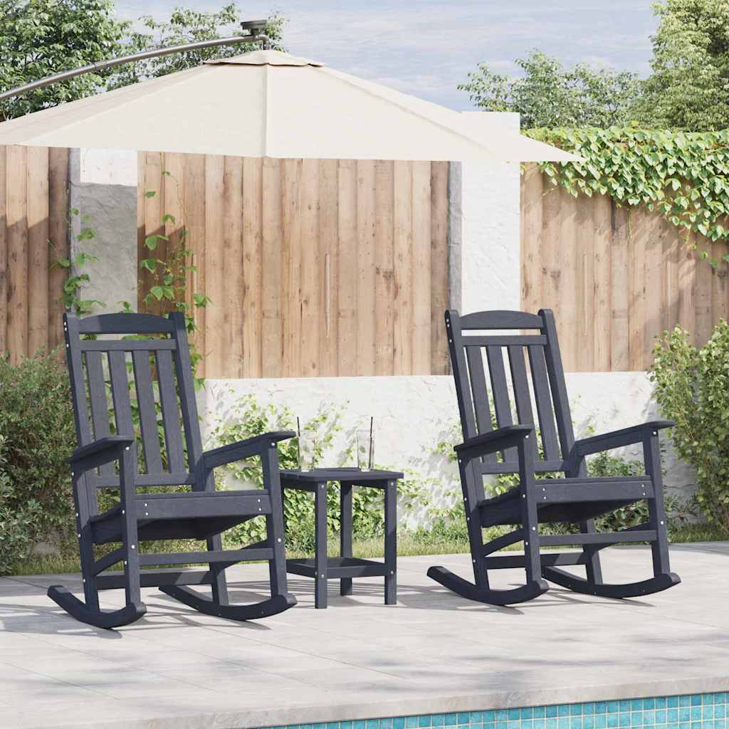 TITHAL Rocking Chair 3 pcs Polyethylene - Navy