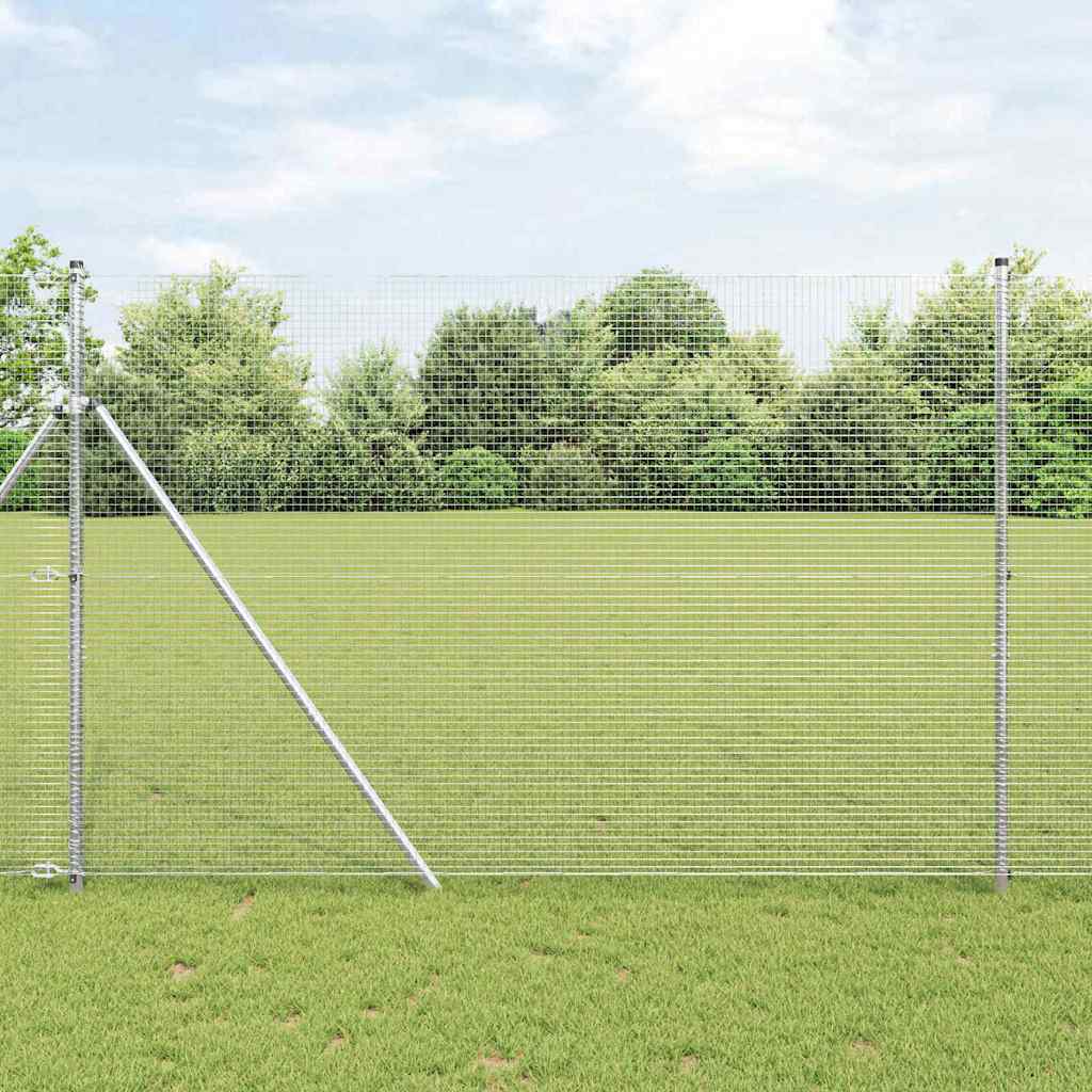 Welded Wire Fence 1.5x50 m Galvanised Steel
