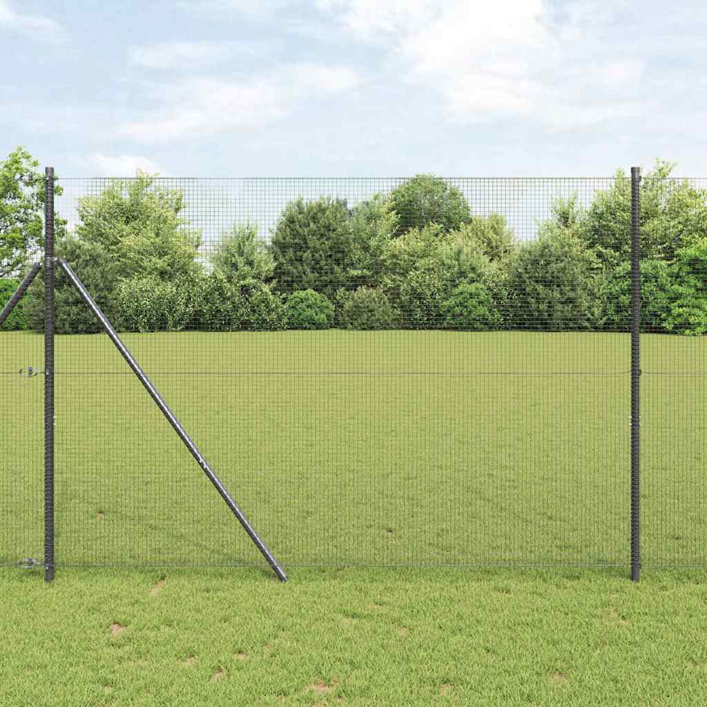 Welded Wire Fence Grey 1.5 x 50 m Steel