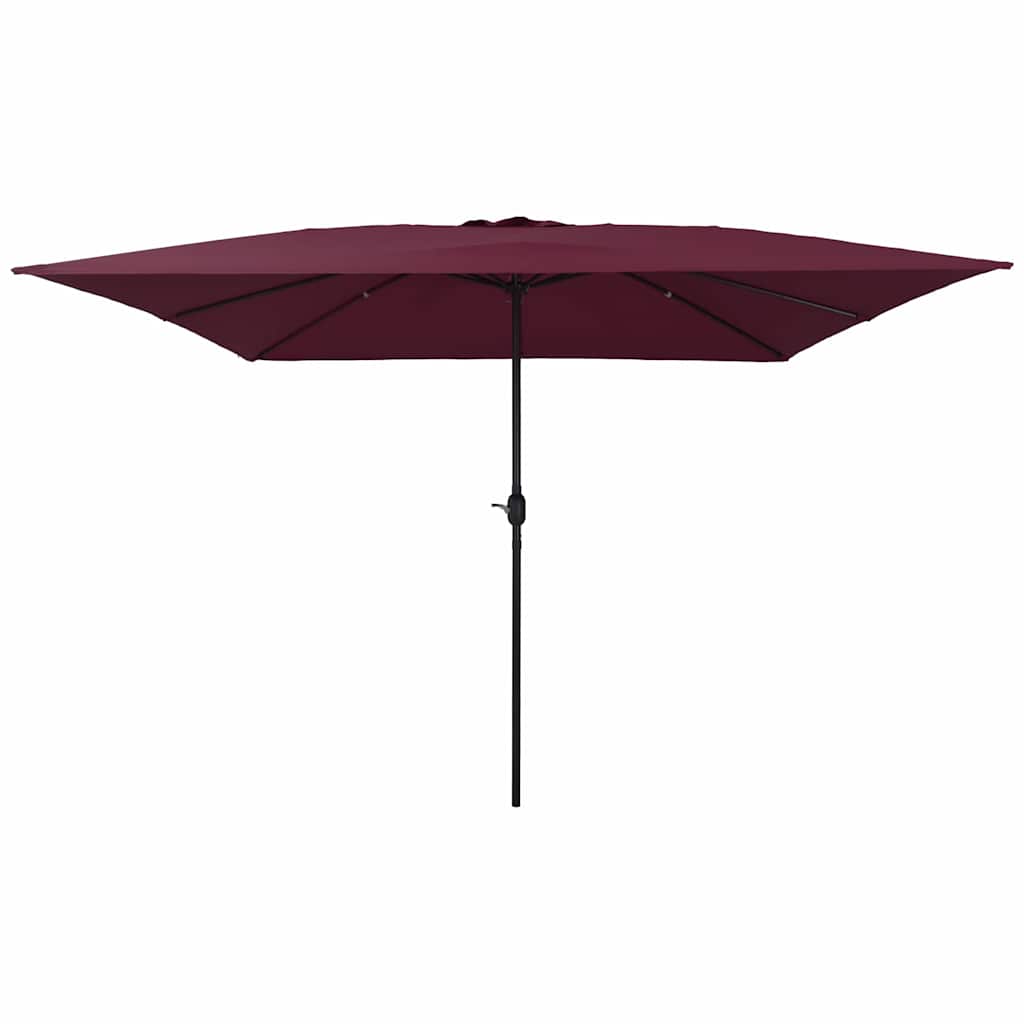 EVSCOVE Garden Parasol Bordeaux 295x295x245 cm - Red