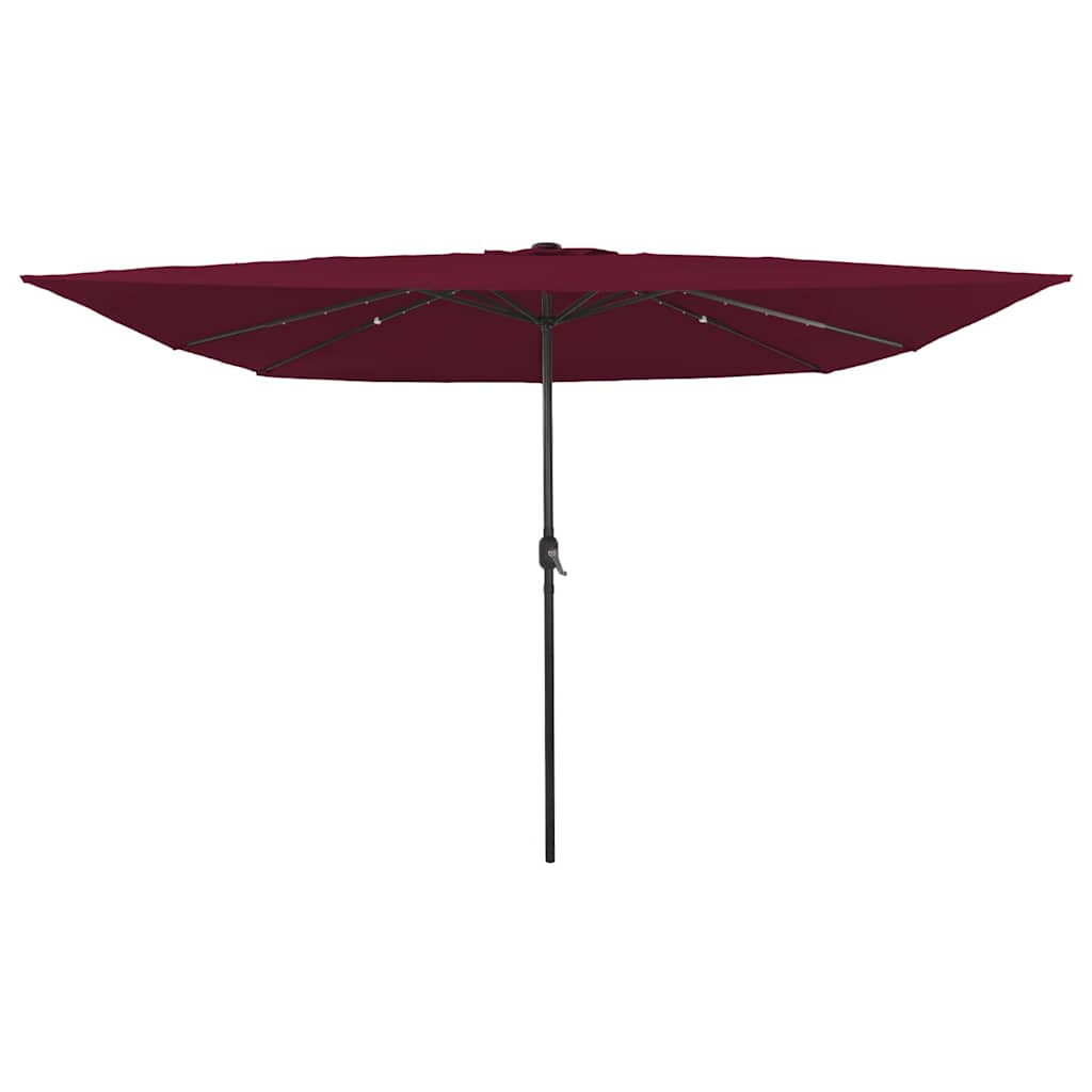 EVSCOVE Garden Parasol Bordeaux 295x295x245 cm - Red
