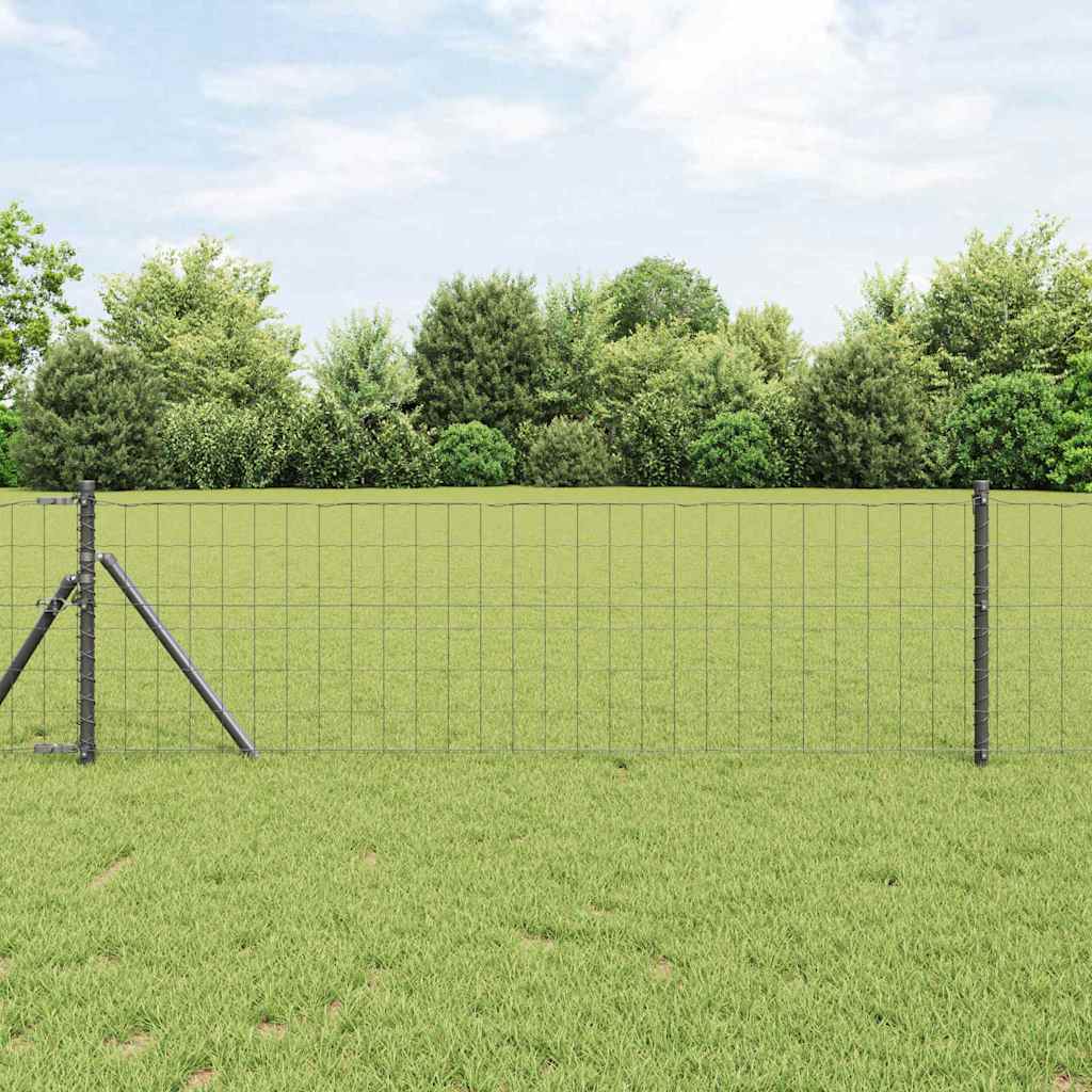 Euro Fence Grey 0.4x25 m Steel