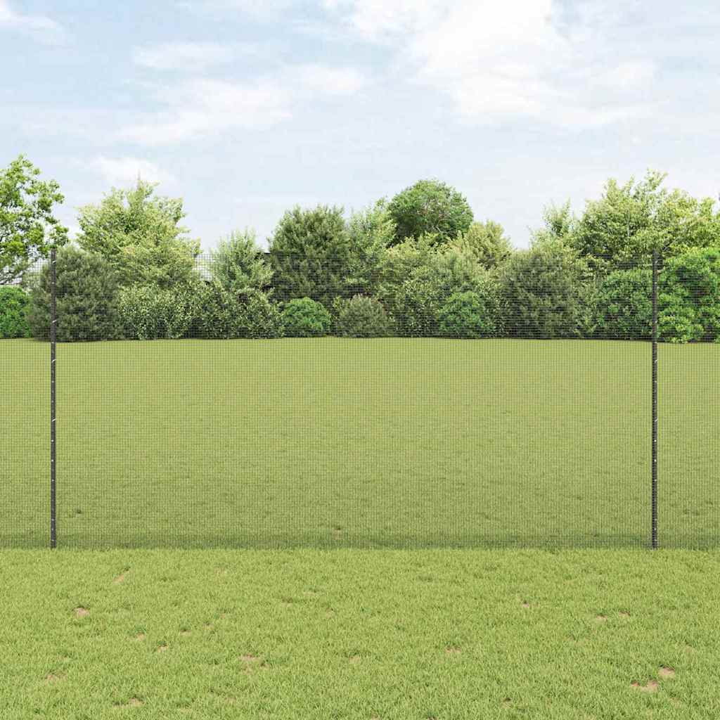 Chicken Wire Fence Set Set of 2 Grey Galvanised steel Medium