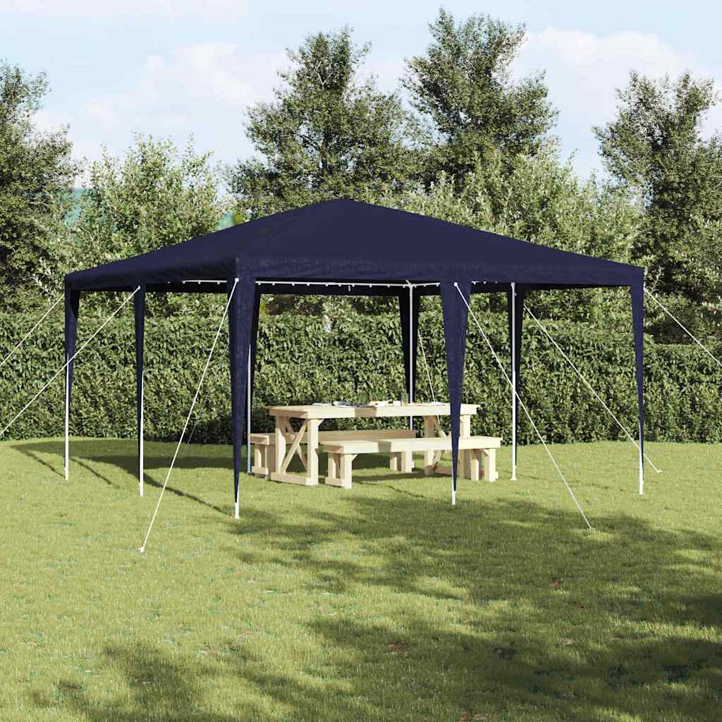 SEOWOD Party Tent 400x400x266 cm Polyethylene and Steel - Blue