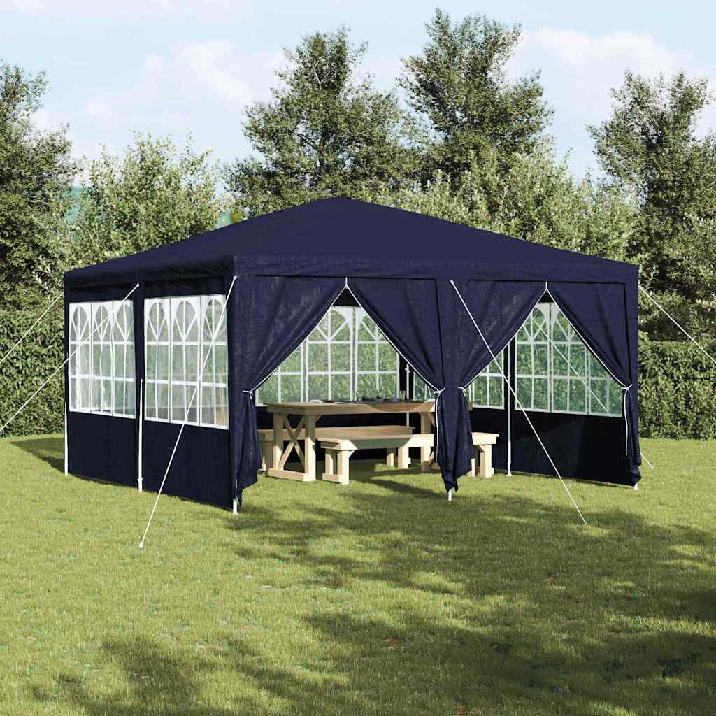 SEOWOD Party Tent 400x400x266 cm Polyethylene - Blue