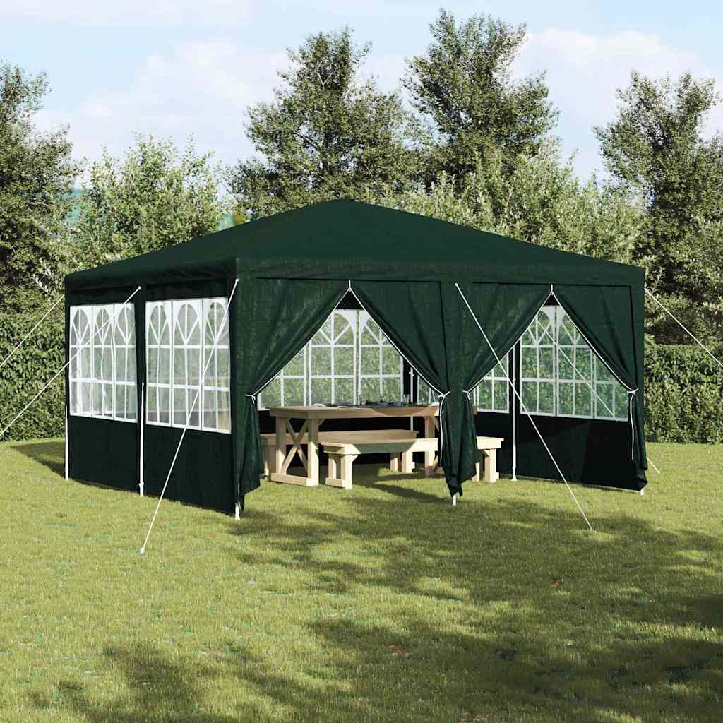 SEOWOD Party Tent 400x400x266 cm Polyethylene - Green