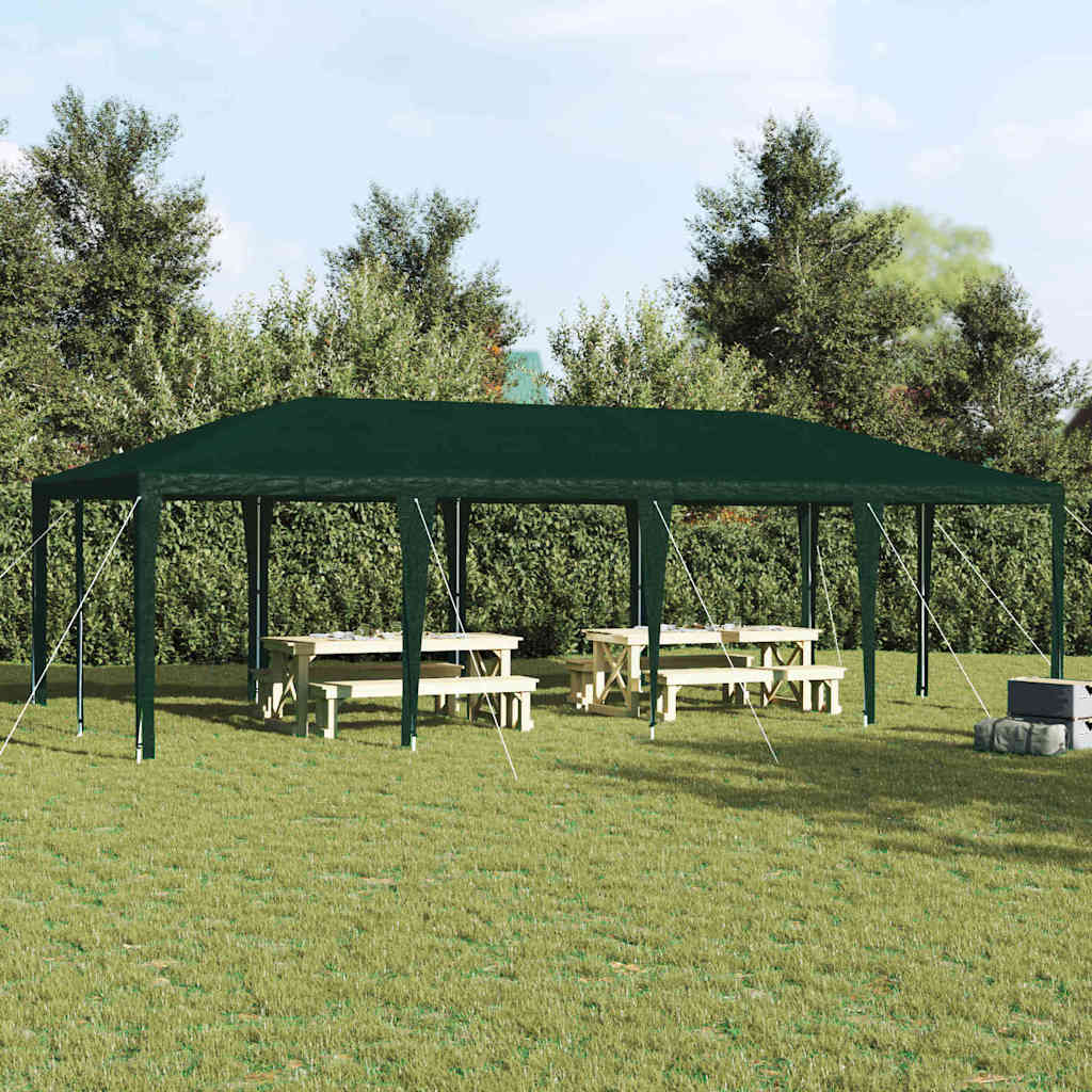 SEOWOD Party Tent 800x400x266 cm Polyethylene and Steel - Green