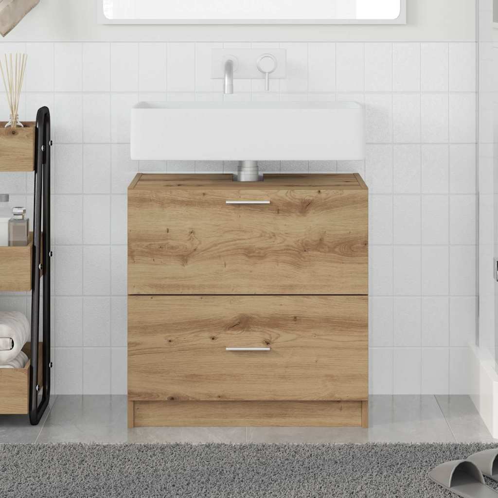 Sink Cabinet Artisan Oak 59x37x59 cm Engineered Wood