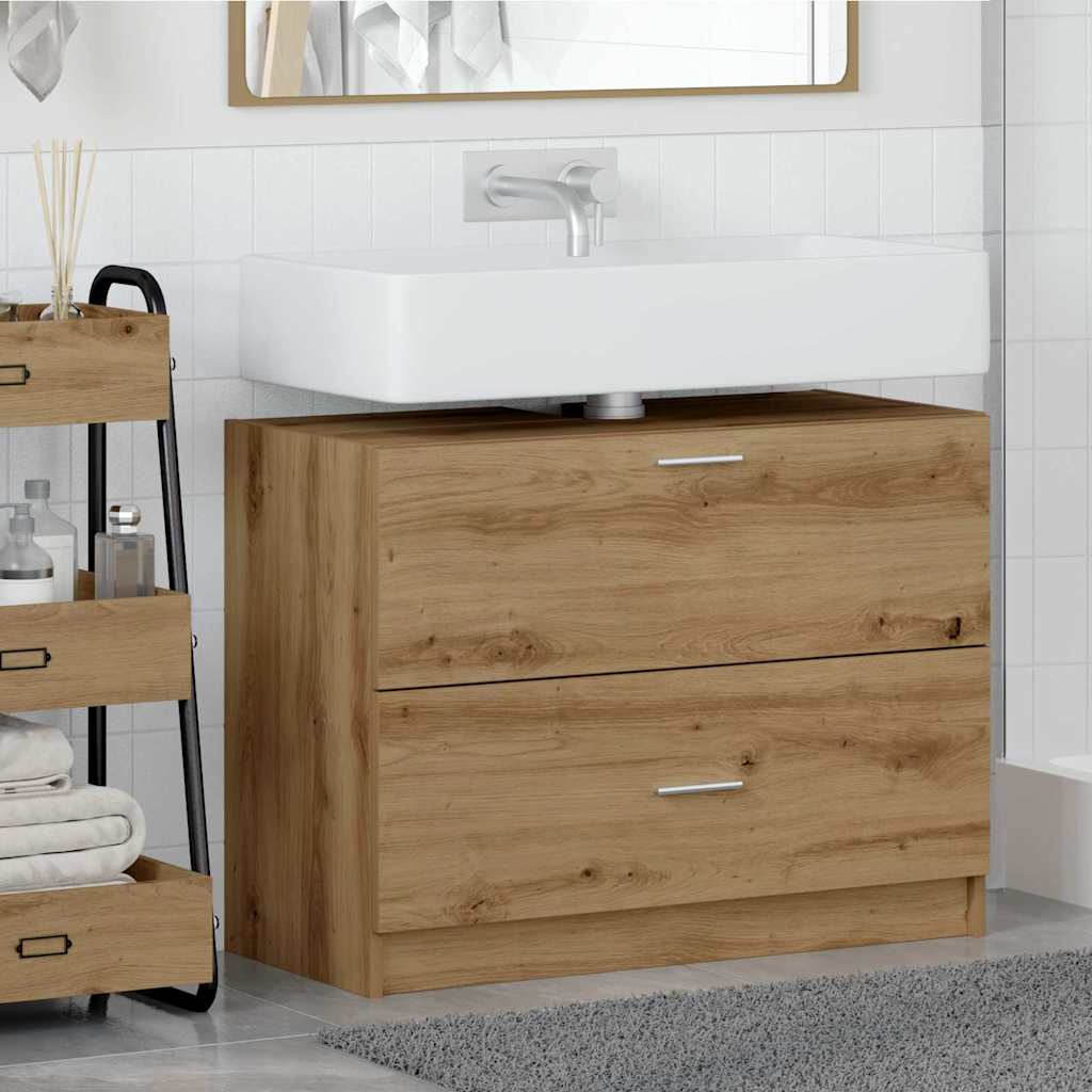 Sink Cabinet Artisan Oak 78x37x59 cm Engineered Wood