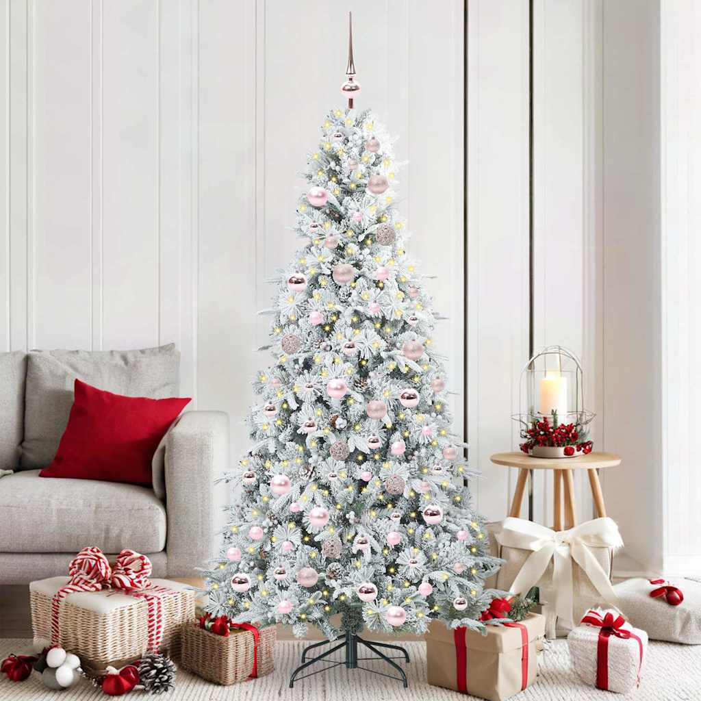 ELMIX Artificial Hinged Christmas Tree Green 180 cm PE and PVC