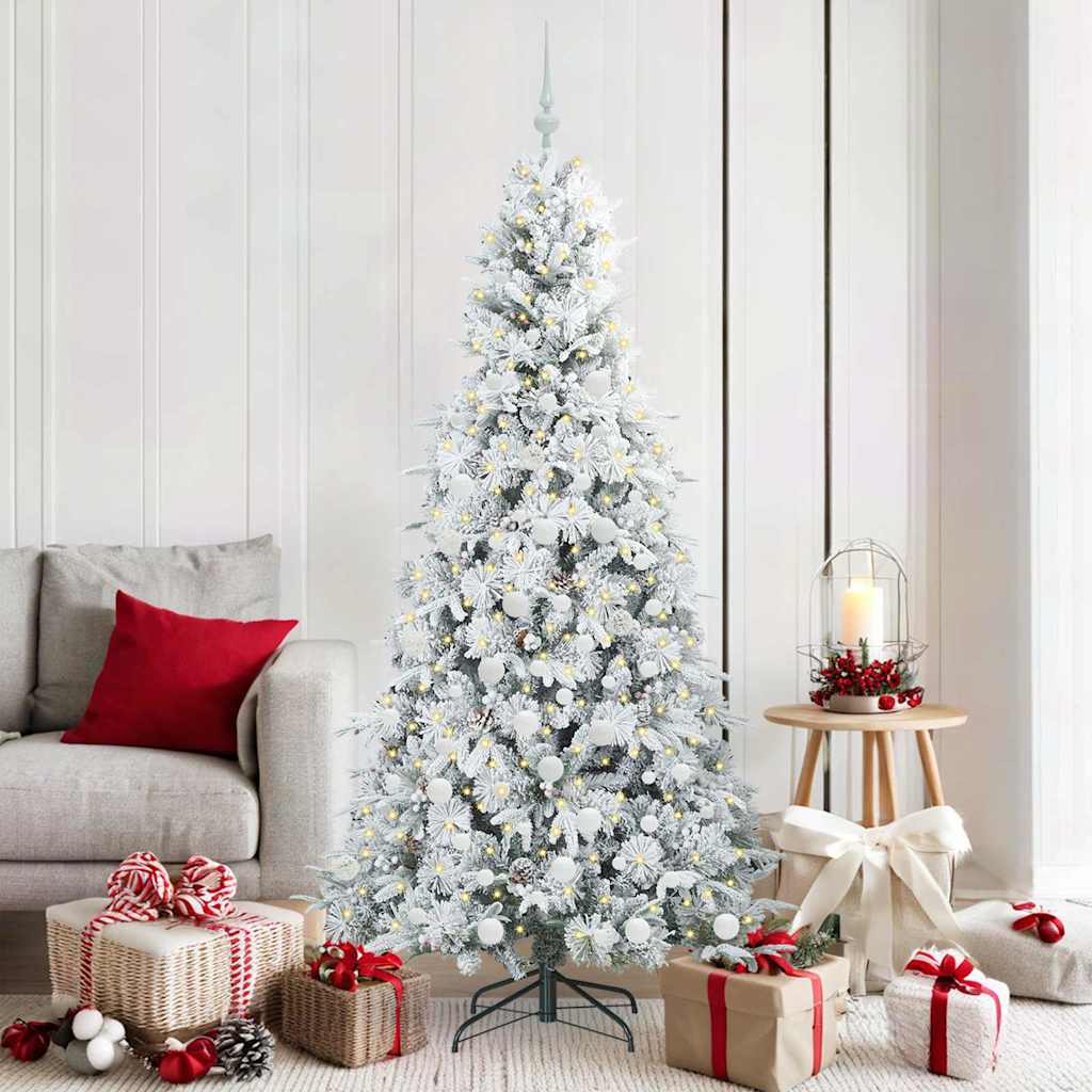 ELMIX Artificial Hinged Christmas Tree Green 180 cm PE and PVC
