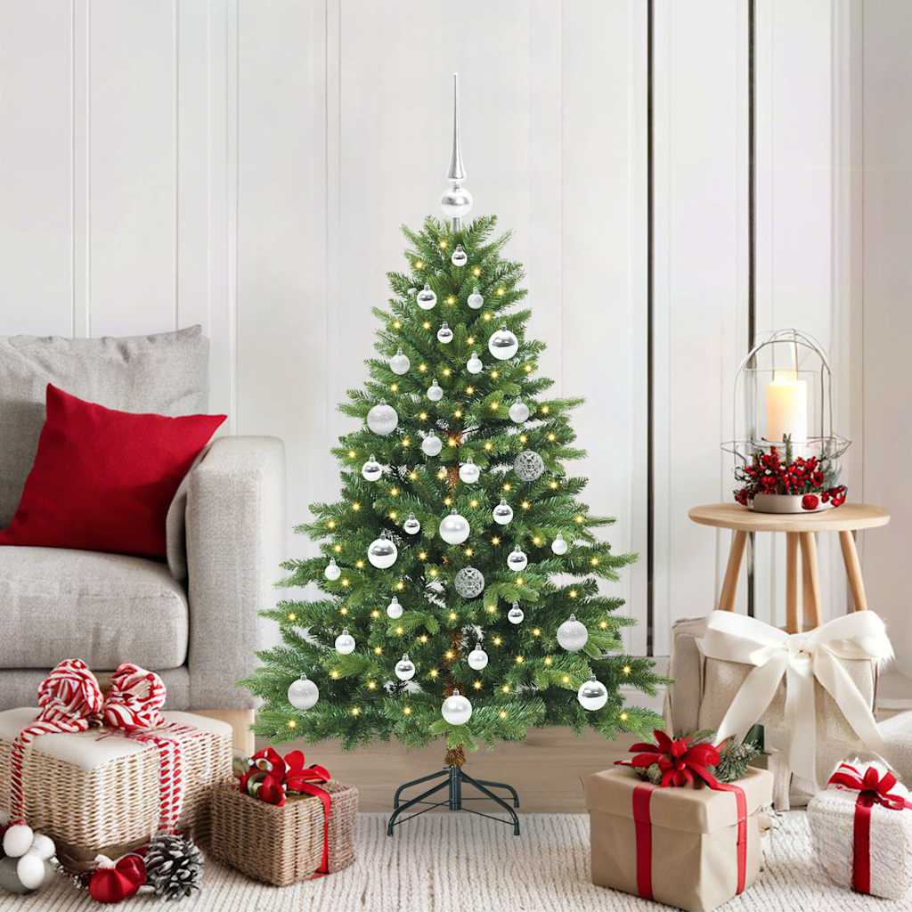 COZZIN Artificial Christmas Tree with 150 LEDs Green 120 cm PE and PVC