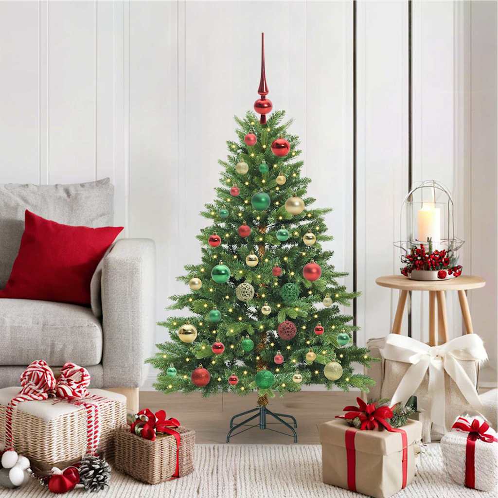 COZZIN Artificial Christmas Tree with 150 LEDs Green 120 cm PE and PVC