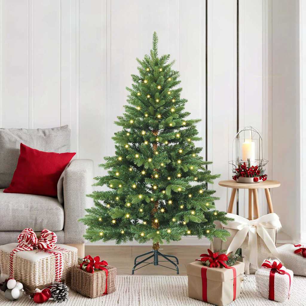 COZZIN Artificial Christmas Tree with 150 LEDs Green 150 cm PE and PVC