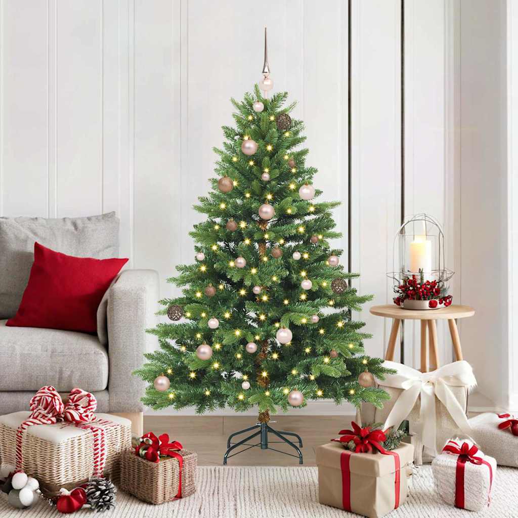 COZZIN Artificial Christmas Tree with 150 LEDs Green 150 cm PE and PVC