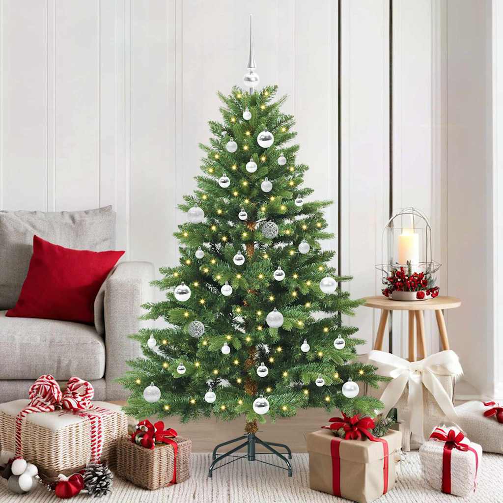 COZZIN Artificial Christmas Tree with 150 LEDs Green 150 cm PE and PVC