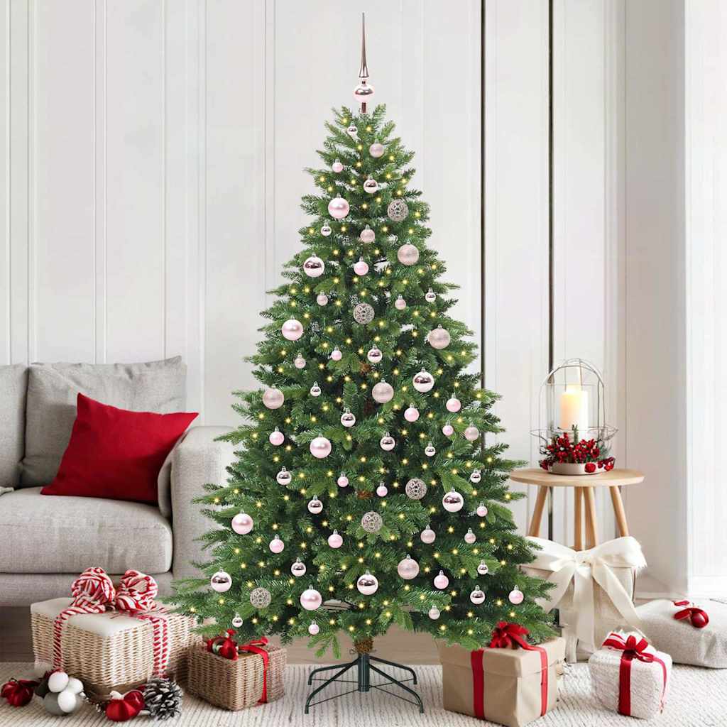 COZZIN Artificial Christmas Tree with 300 LEDs Green 180 cm PE and PVC