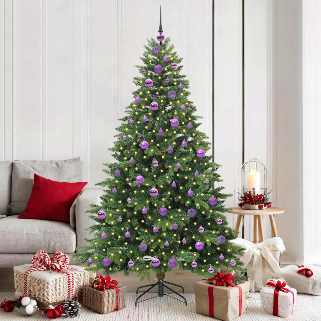 COZZIN Artificial Christmas Tree with 300 LEDs Green 180 cm PE and PVC