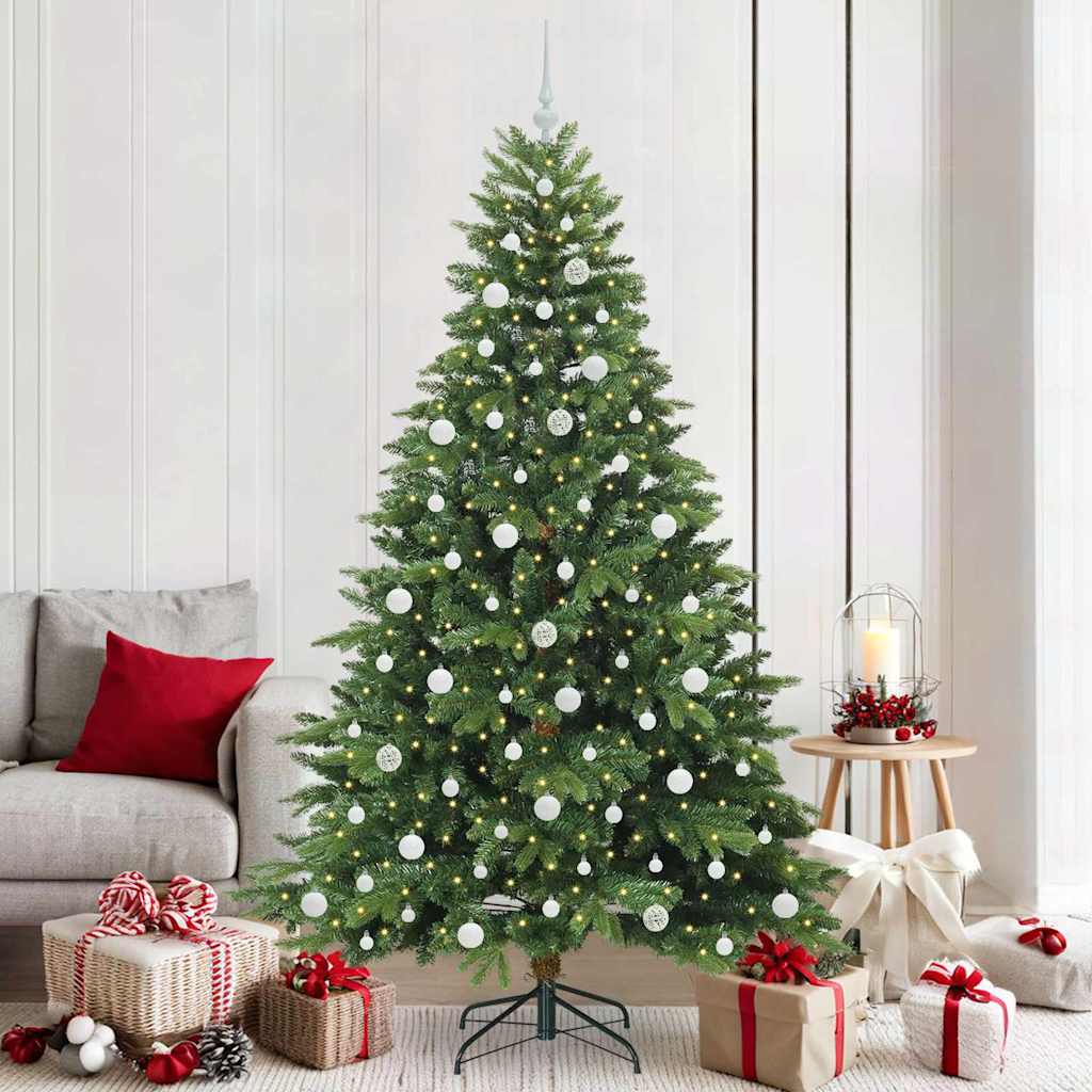 COZZIN Artificial Christmas Tree with 300 LEDs Green 210 cm PE and PVC