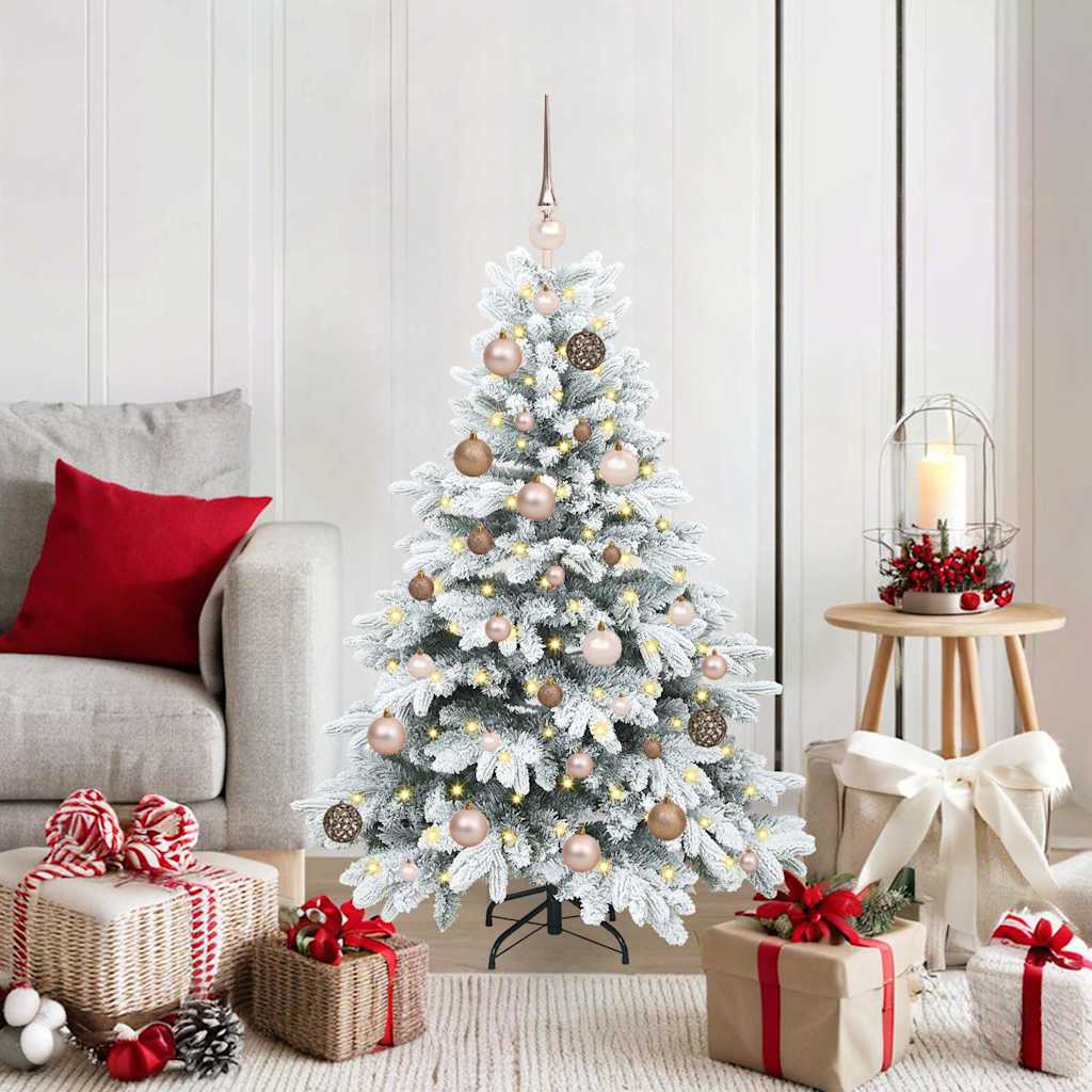 COZZIN Artificial Christmas Tree with 150 LEDs Green 120 cm PE and PVC