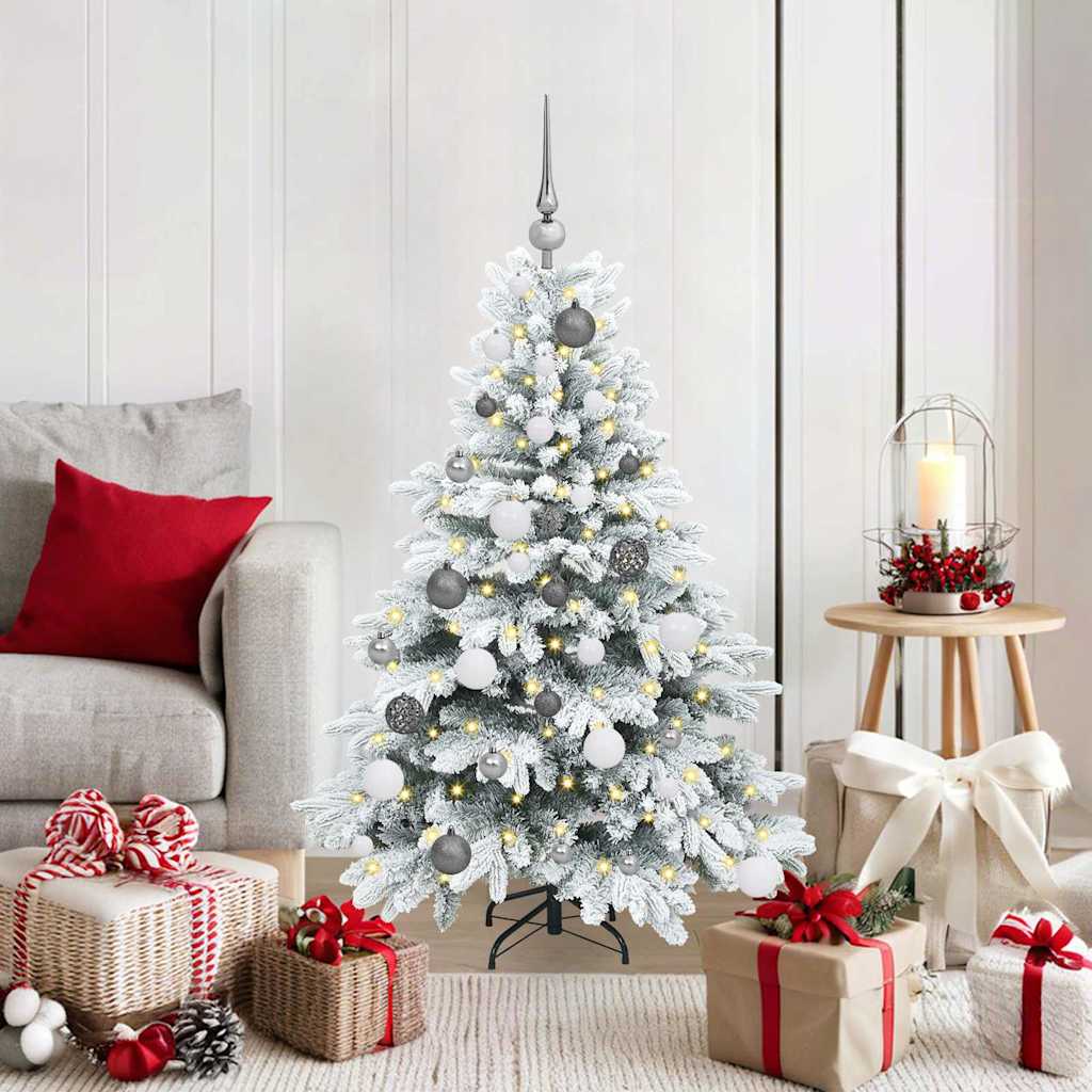 COZZIN Artificial Christmas Tree with 150 LEDs Green 120 cm PE and PVC