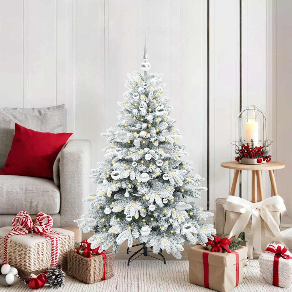 COZZIN Artificial Christmas Tree with 150 LEDs Green 120 cm PE and PVC