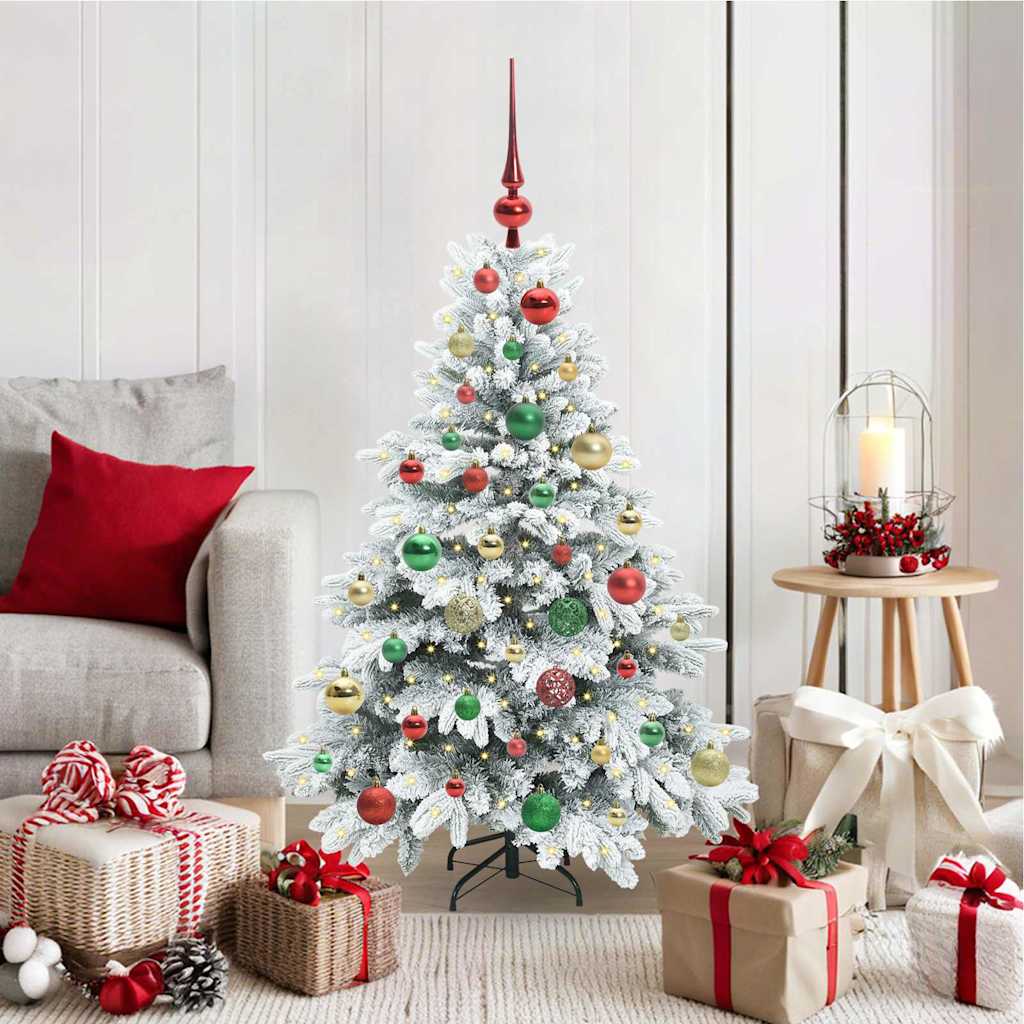 COZZIN Artificial Christmas Tree with 150 LEDs Green 120 cm PE and PVC