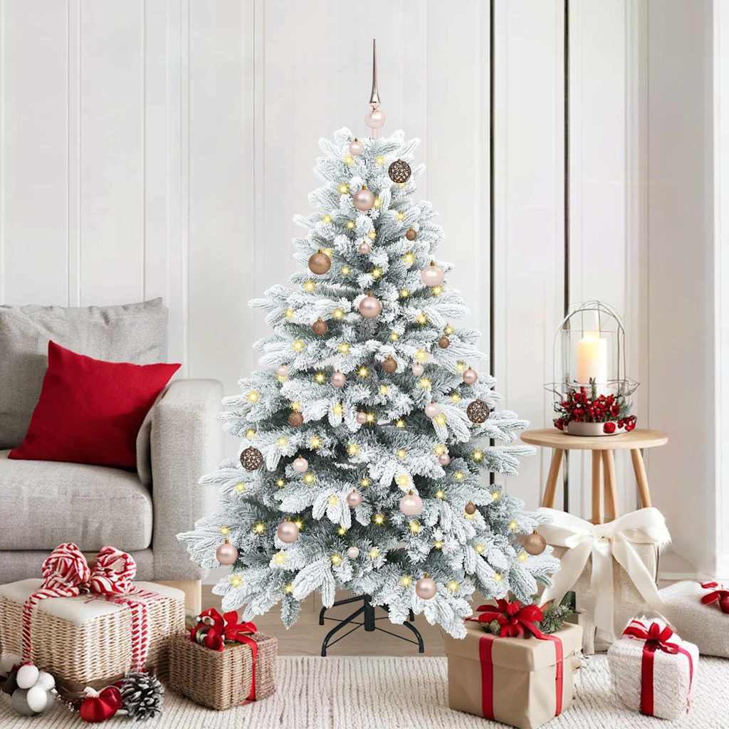 COZZIN Artificial Christmas Tree with 150 LEDs Green 150 cm PE and PVC