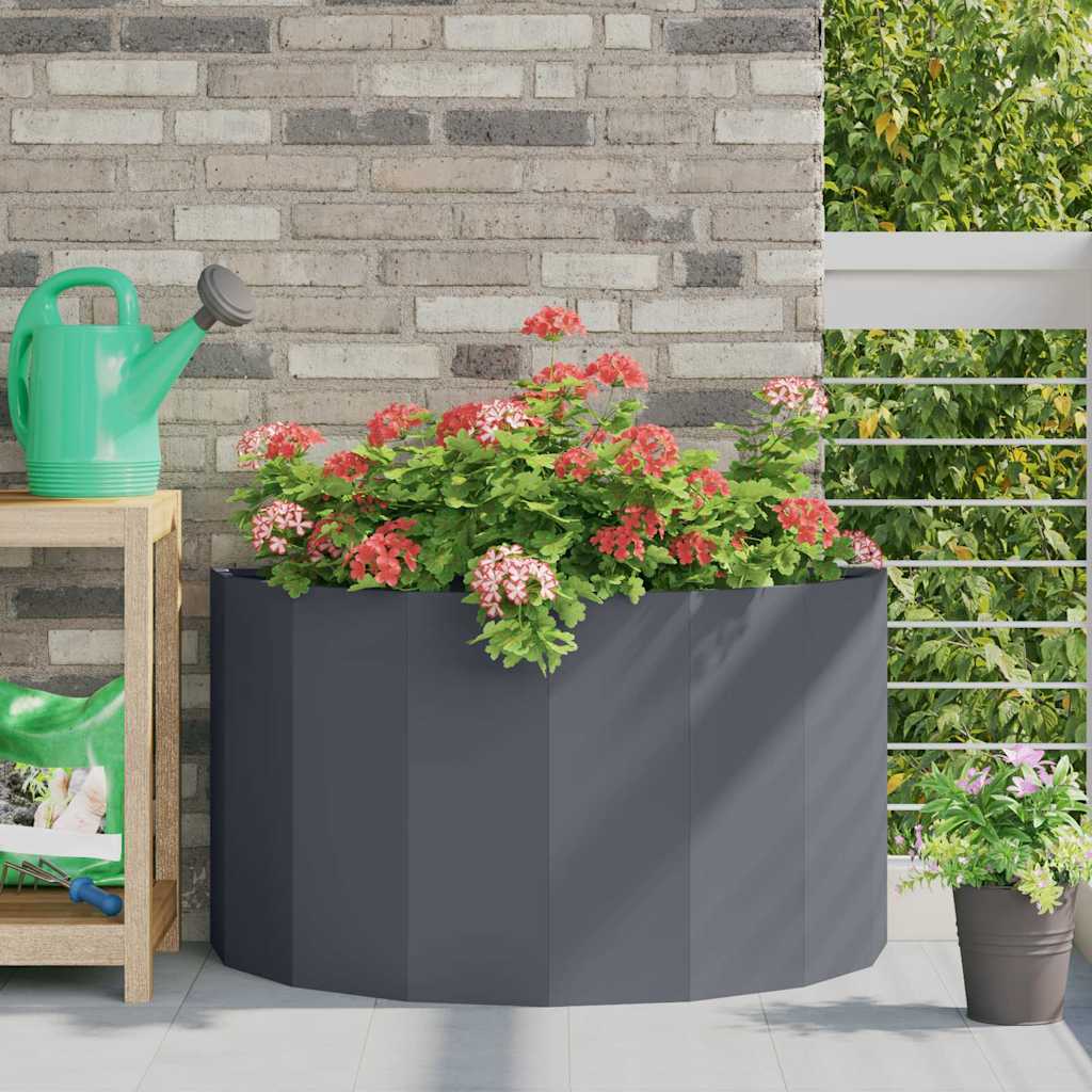 CLSRIDG Planter Anthracite 90x45x50 cm Steel