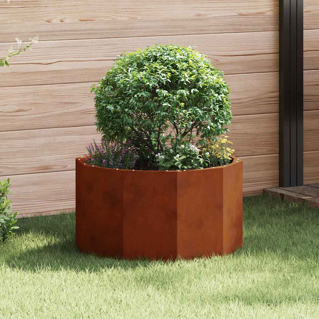 CLSRIDG Planter Rusty 60x60x35 cm Weathering Steel