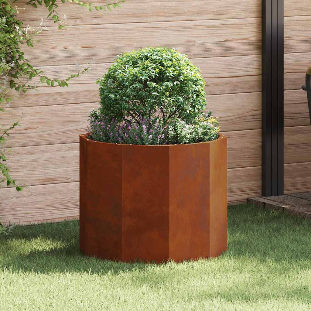 CLSRIDG Planter Rusty 60x60x50 cm Weathering Steel