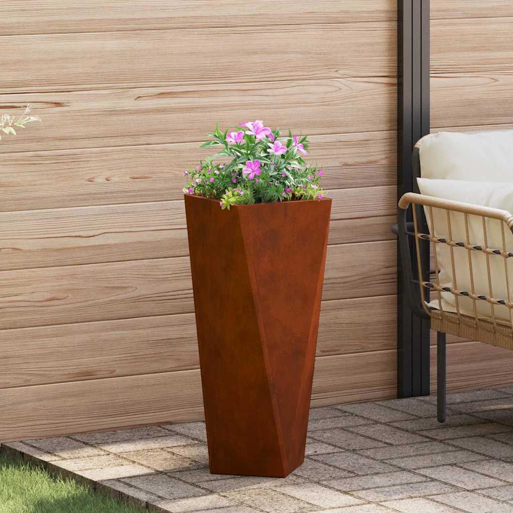 CLSRIDG Planter Rusty 30x30x75 cm Weathering Steel