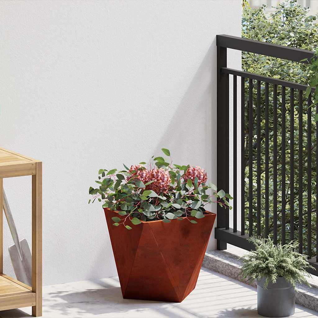 CLSRIDG Planter Rusty 30x30x30 cm Weathering Steel